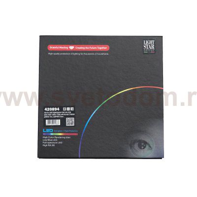 420894 Лента LIGHTSTAR LED 24V 12W/M 1320LM/M 4000K IP20 1шт = 10м