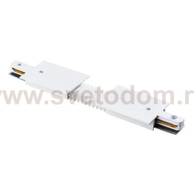 Соединитель регулируемый гибкий однофазный для встраиваемых треков Barra Lightstar 501156