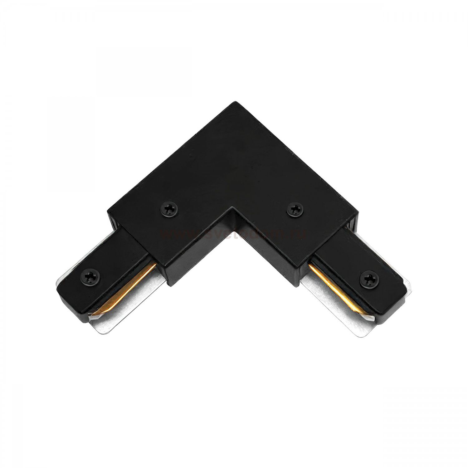 502127-1 Соединитель трековый угловой  BARRA L-образный (с питанием) к 50202X(-T), 50203X(-T) ЧЕРНЫЙ