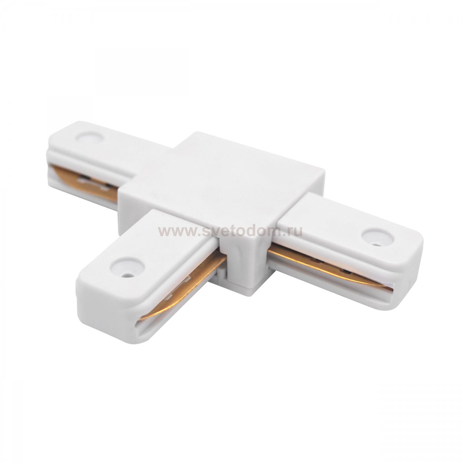 502136-P Соединитель трековый однофазный BARRA T-образный к 50202X-P, 50203X-P БЕЛЫЙ