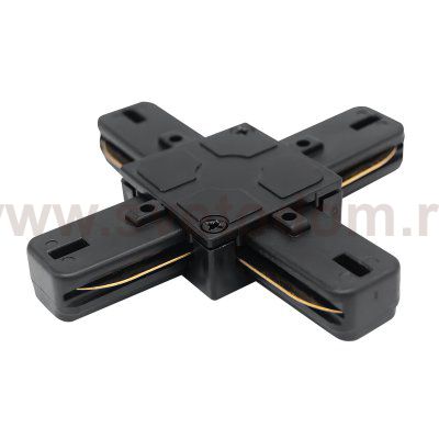 502147-P Соединитель трековый однофазный BARRA X-образный к 50202X-P, 50203X-P ЧЕРНЫЙ