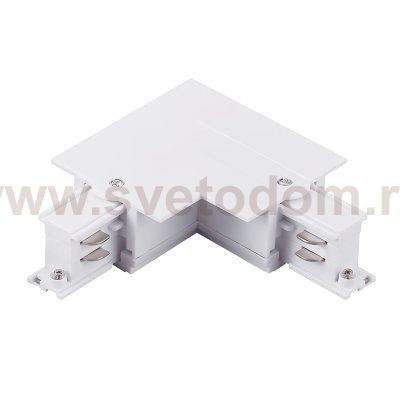 503126-RPS Соединение угловое перекидное встраиваемое с подводом питания к треку 5030xx-R QUATTRO БЕЛЫЙ