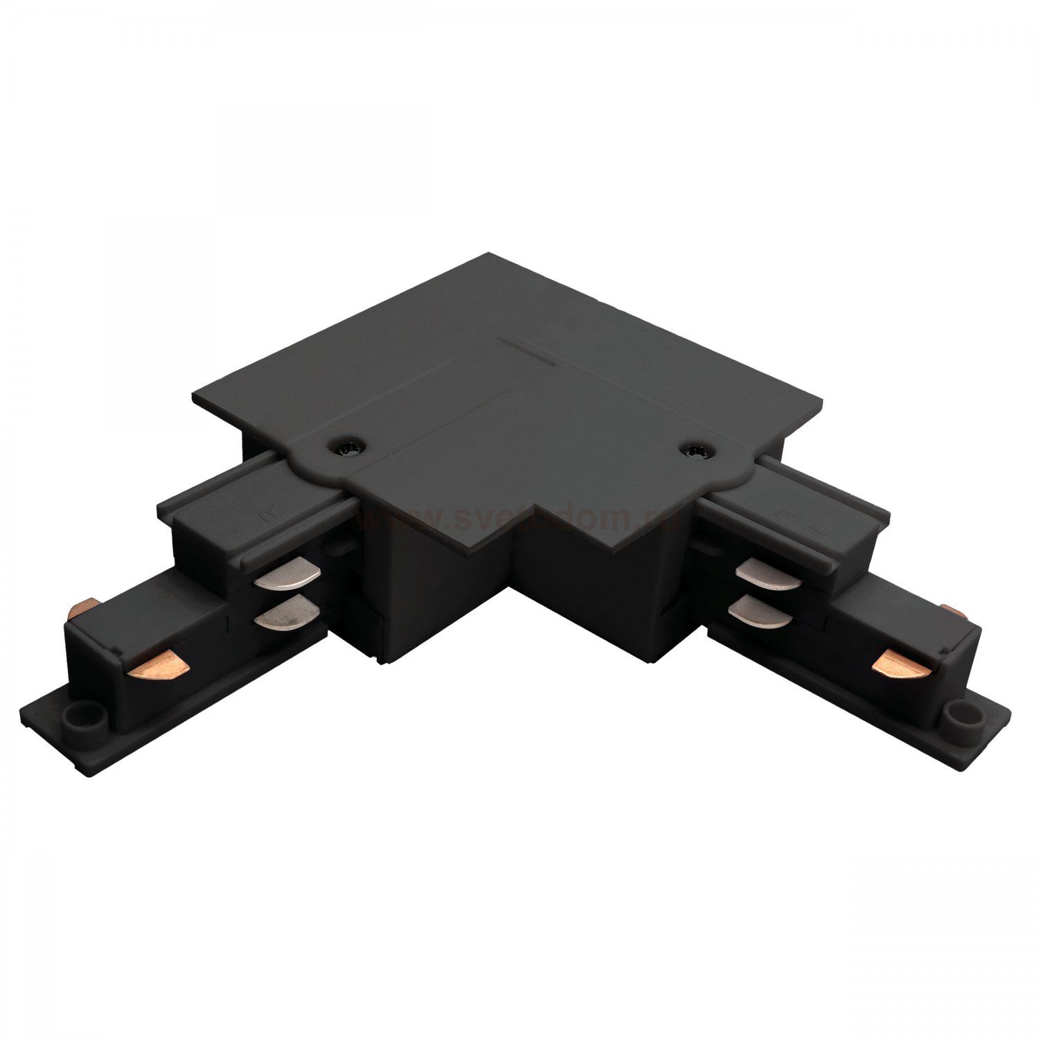 503127-R-DALI Соединение угловое перекидное встраиваемое с подводом питания к треку 5030xx-DALI QUATTRO/DALI/ ЧЕРНЫЙ