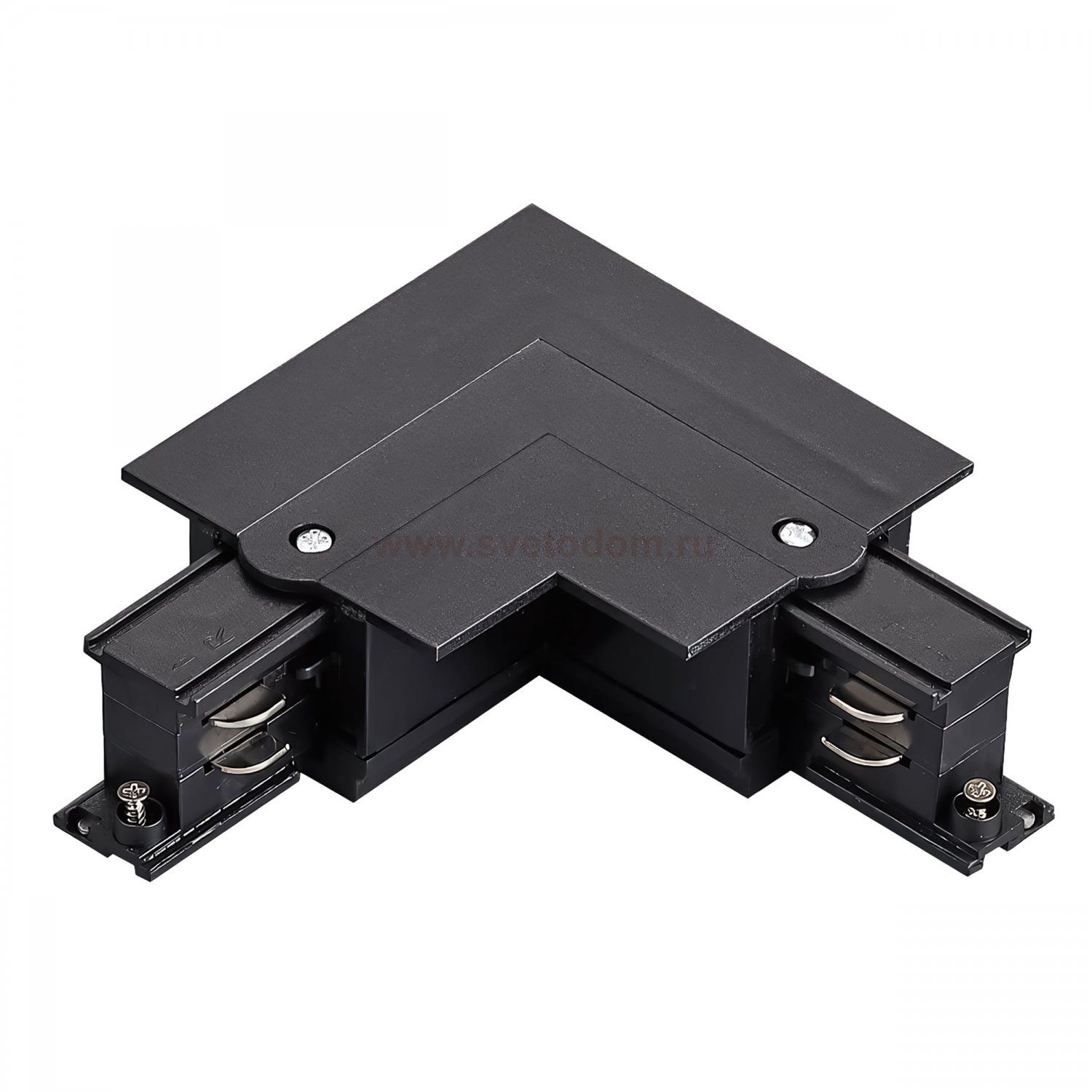 503127-RPS Соединение угловое перекидное встраиваемое с подводом питания к треку 5030xx-R QUATTRO ЧЕРНЫЙ