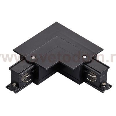 503127-RPS Соединение угловое перекидное встраиваемое с подводом питания к треку 5030xx-R QUATTRO ЧЕРНЫЙ