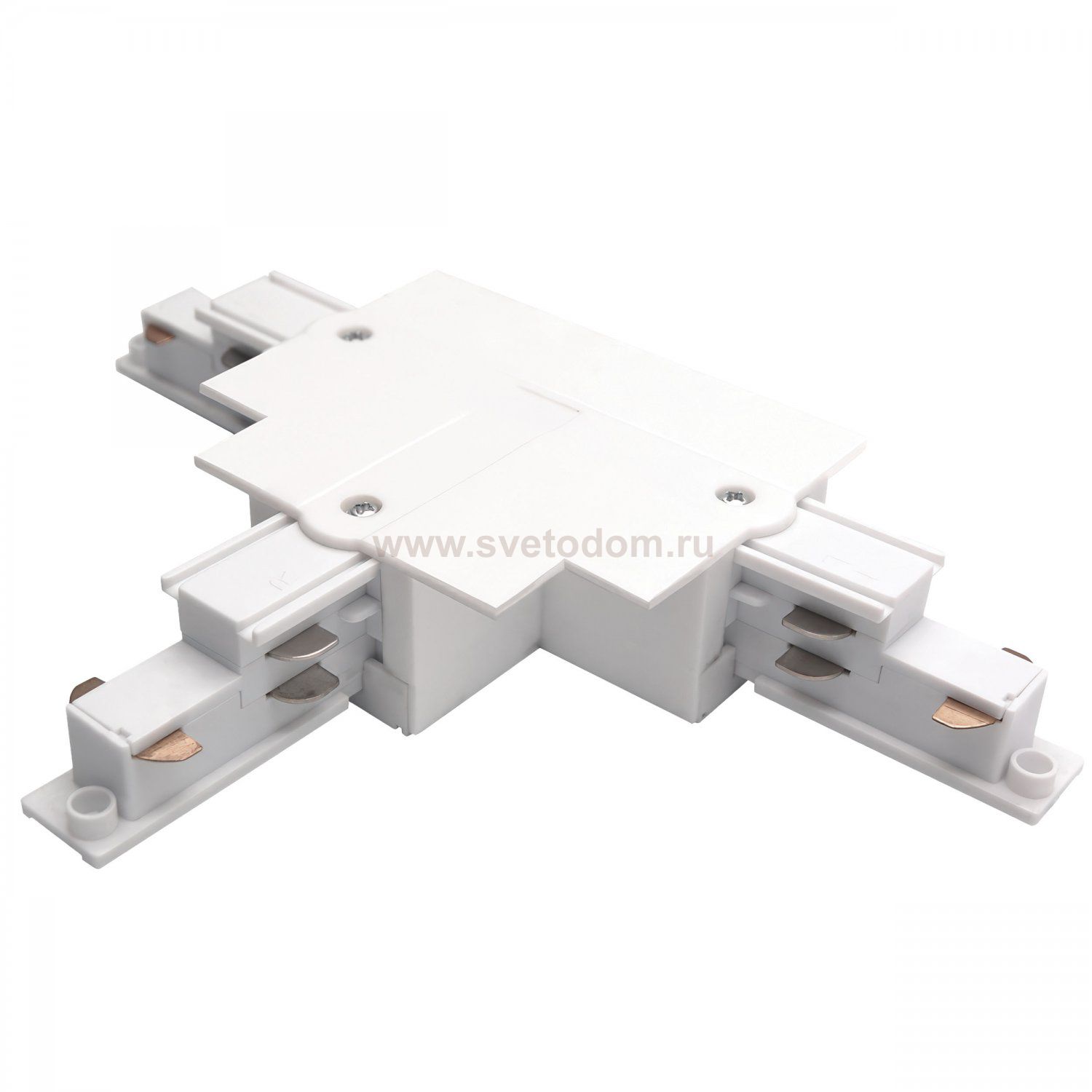 503136-R-DALIR Соединение правое тройное перекидное встраиваемое с подводом питания к треку 5030xx-DALI QUATTRO/DALI/ БЕЛЫЙ