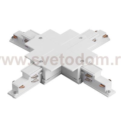 503146-R-DALI Соединение крестовое встраиваемое с подводом питания к треку 5030xx-DALI QUATTRO/DALI/ БЕЛЫЙ