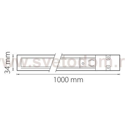 Трек четырехконтактный трехфазный Lightstar 504017 Barra