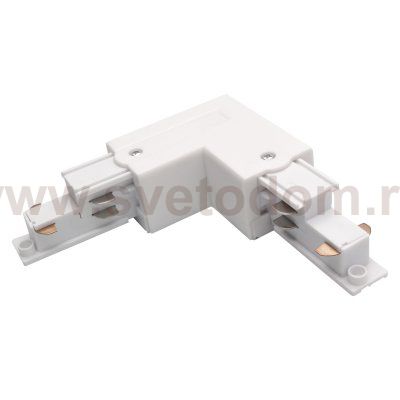 504126-DALI Соединение угловое перекидное с подводом питания к треку 5040xx-DALI QUATTRO/DALI/ БЕЛЫЙ