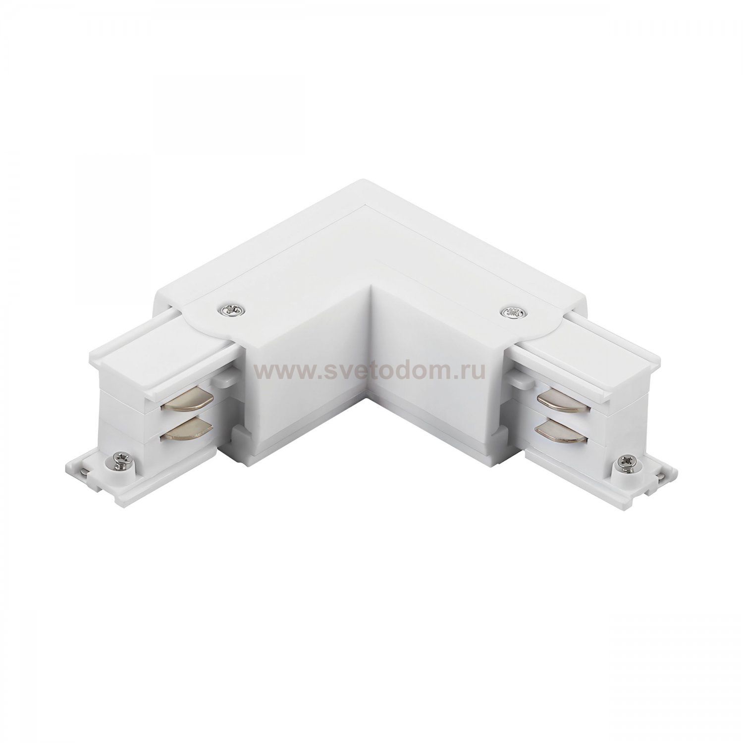504126-FRPS Соединение угловое перекидное с подводом питания к треку 5040xx-(F)/(R) QUATTRO БЕЛЫЙ