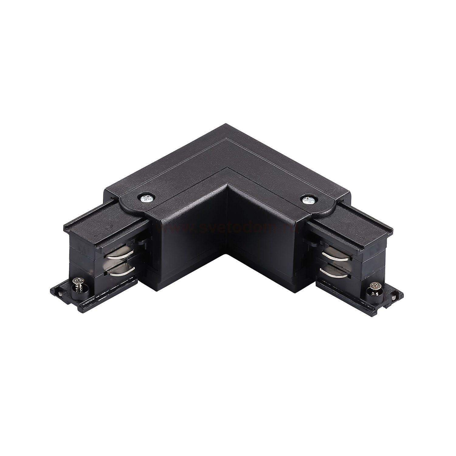 504127-FRPS Соединение угловое перекидное с подводом питания к треку 5040xx-(F)/(R) QUATTRO ЧЕРНЫЙ