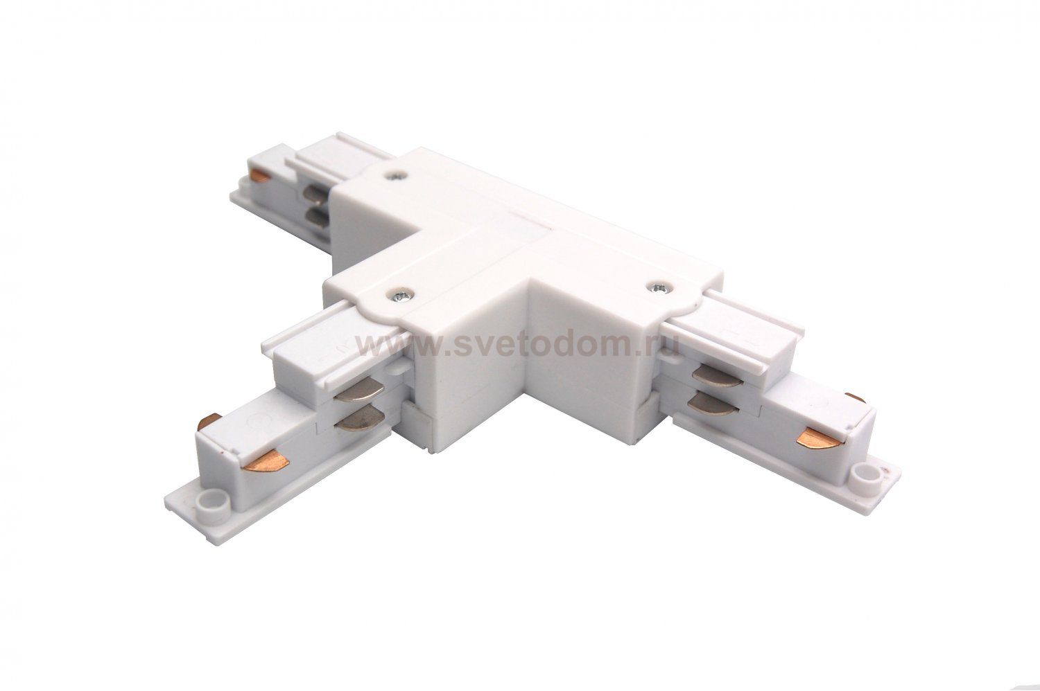504136-DALIR Соединение правое тройное перекидное с подводом питания к треку 5040xx-DALI QUATTRO/DALI/ БЕЛЫЙ