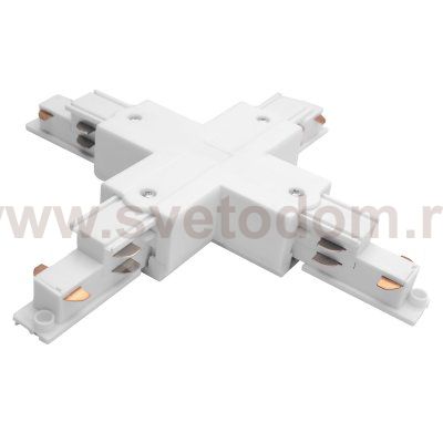 504146-DALI Соединение крестовое с подводом питания к треку 5040xx-DALI QUATTRO/DALI/ БЕЛЫЙ