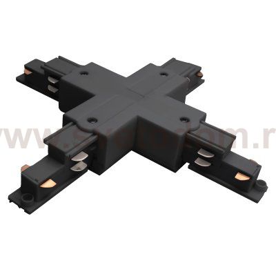 504147-DALI Соединение крестовое с подводом питания к треку 5040xx-DALI QUATTRO/DALI/ ЧЕРНЫЙ