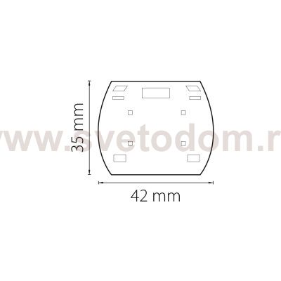 Заглушка концевая трехфазная Lightstar 504167 Barra