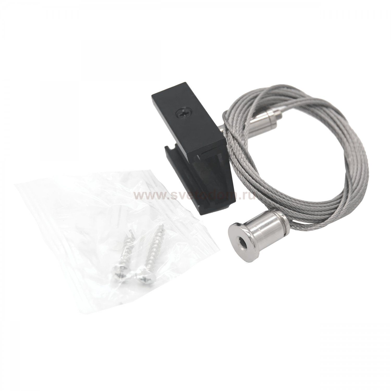 504177-FR2 Подвес скрытый тип D треку 5040xx-(F)/(R) QUATTRO 1,5 м ЧЕРНЫЙ