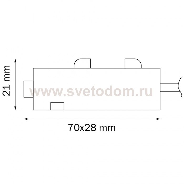 Питание боковое PRO Teta Lightstar 505117