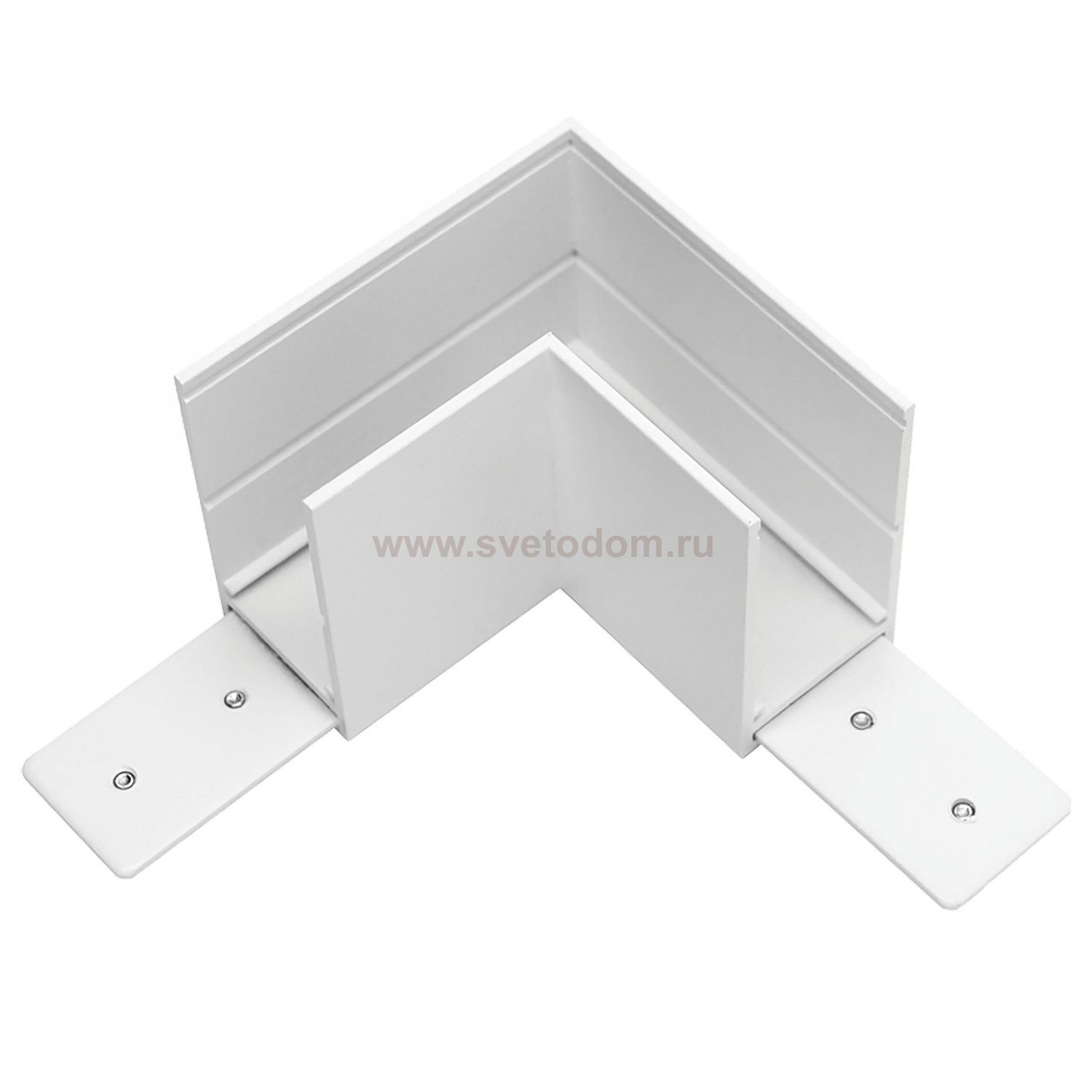 505126-ALU Соединитель горизонтальный TETA PRO L-образный БЕЛЫЙ для PRO