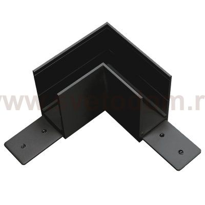 505127-ALU Соединитель горизонтальный TETA PRO L-образный ЧЕРНЫЙ для PRO