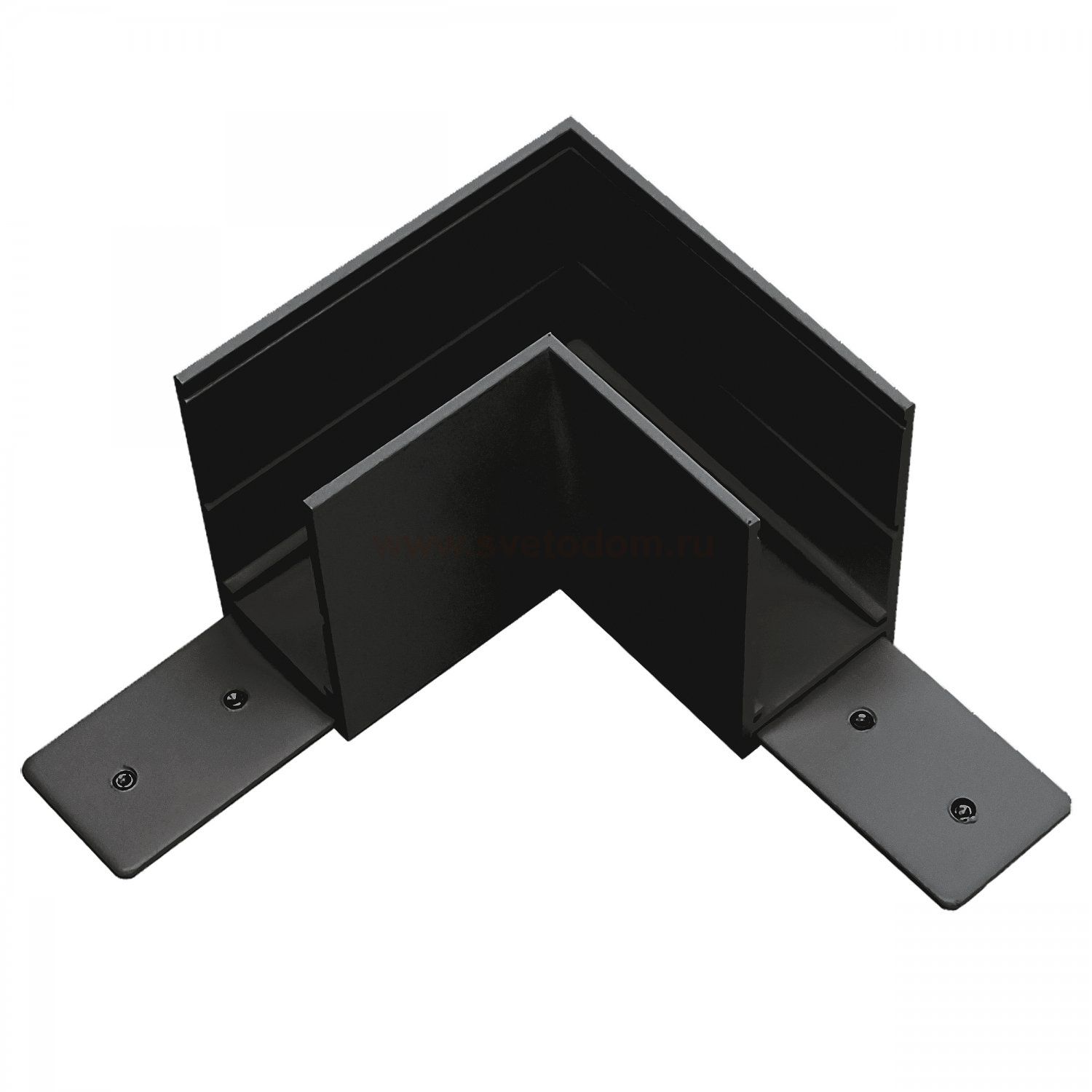 505127-ALU Соединитель горизонтальный TETA PRO L-образный ЧЕРНЫЙ для PRO