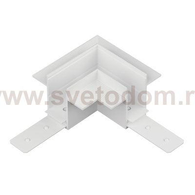 505246 Угловое соединение встраиваемое д/трека TETA PRO БЕЛЫЙ