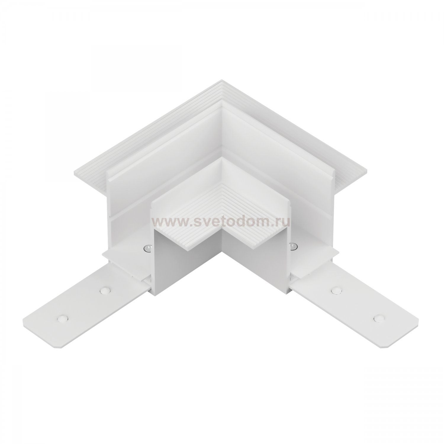 505246 Угловое соединение встраиваемое д/трека TETA PRO БЕЛЫЙ