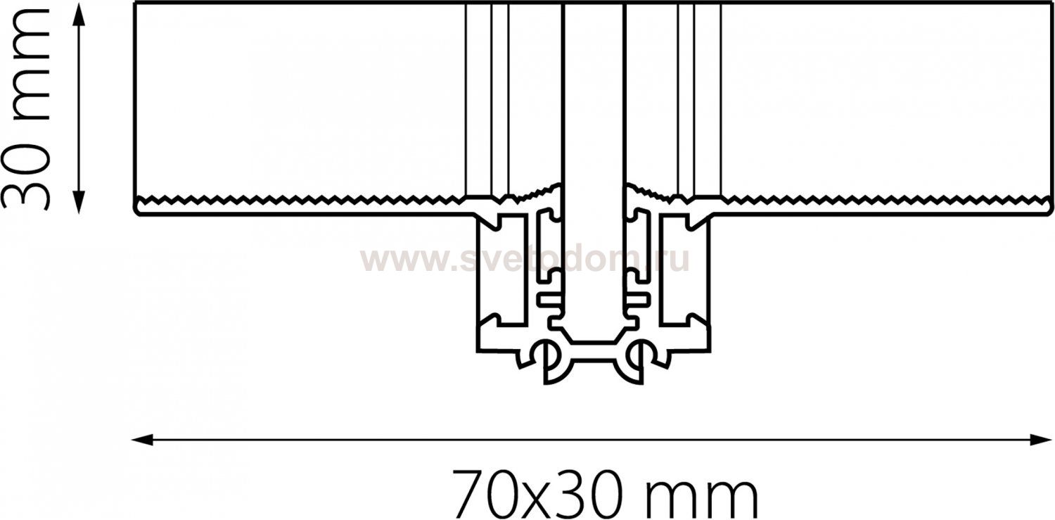 Соединитель L-образный встраиваемый Linea Lightstar 506257