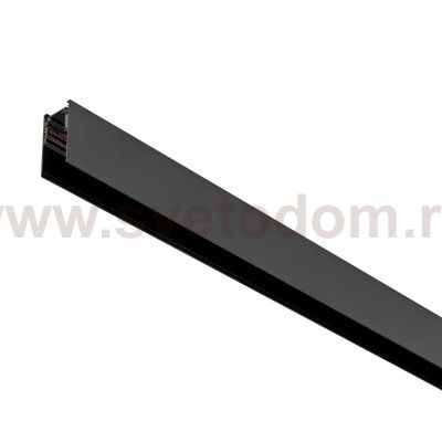 509037P Трек 4-контактный накладной UNO PRO 48V 3м ЧЕРНЫЙ (Заглушки и декоративный экран в комплекте)