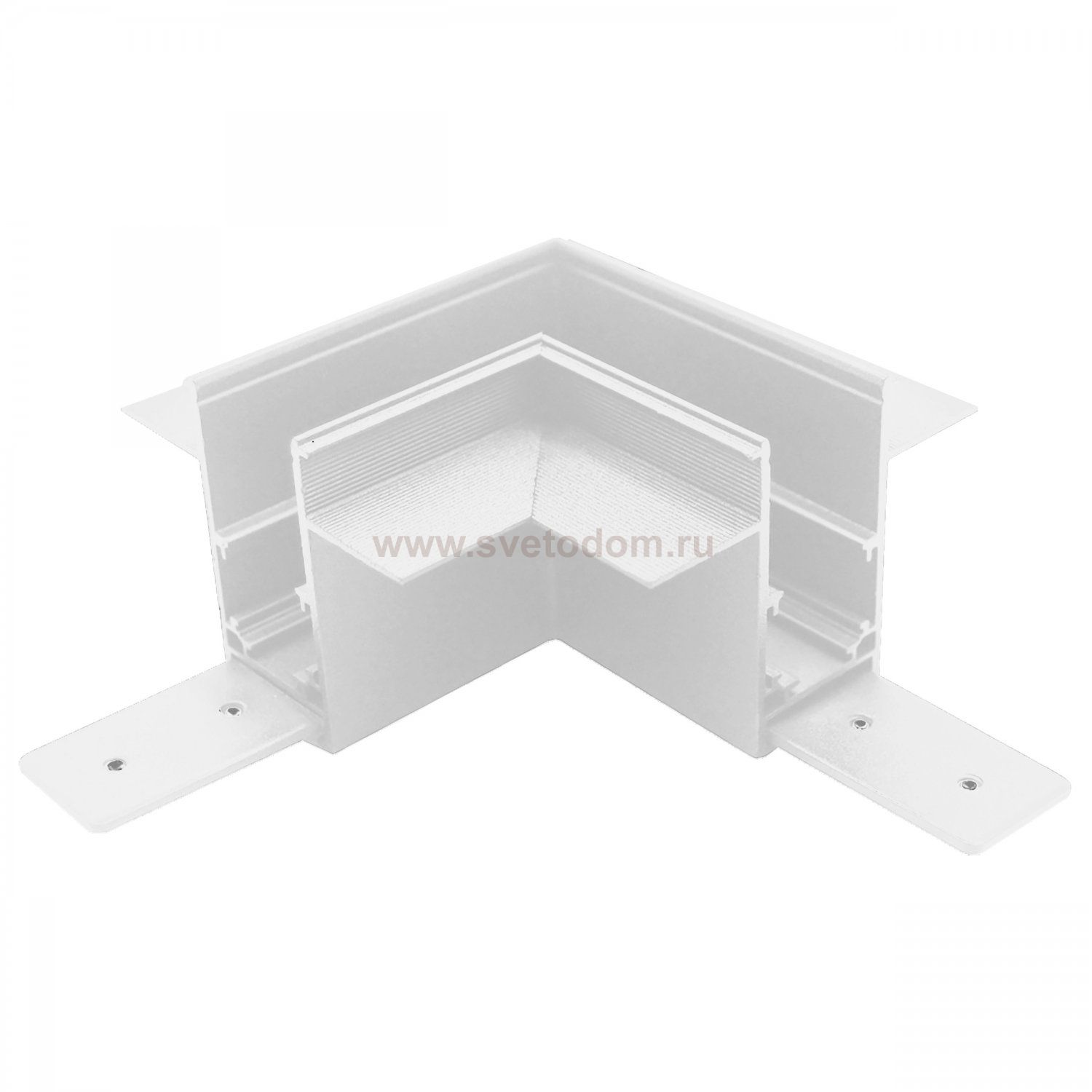 509246P Соединитель угловой UNO PRO для встраиваемых треков 509226(P)/509236P БЕЛЫЙ