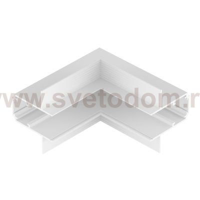 509256 Соединитель угловой вертикальный UNO для встраиваемого трека 509226 БЕЛЫЙ