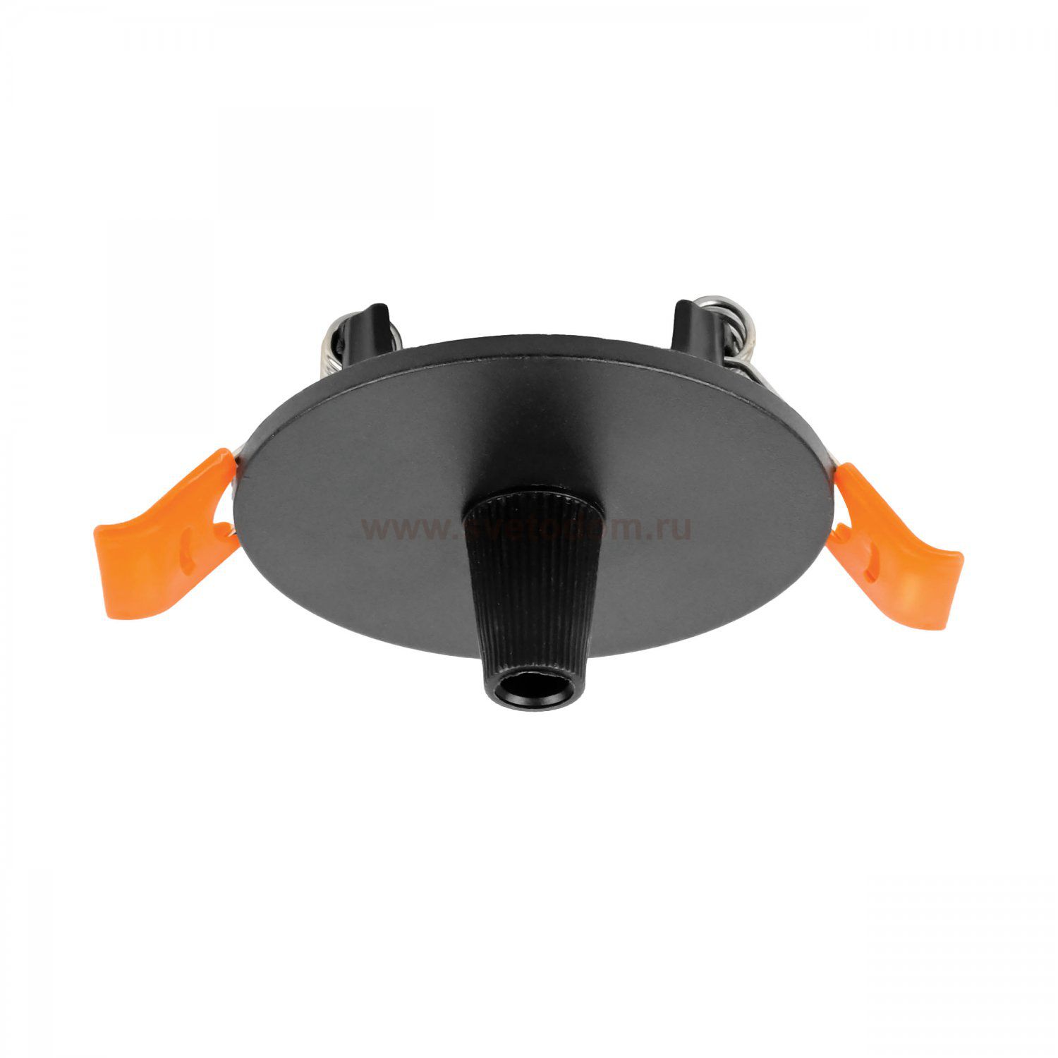 510007 Чаша потолочная встраиваемая (D60) д/подвода питания 510117 на 48В DUE HERMES ЧЕРНЫЙ