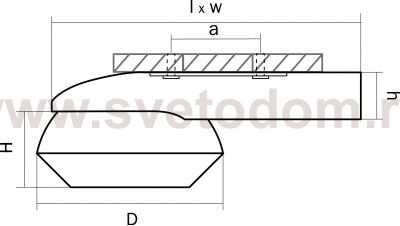 Светильник накладной светодиодный Lightstar 51316 Orbe