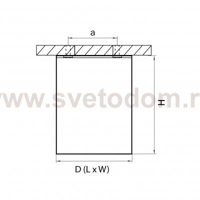 Светильник точечный накладной Lightstar 52077 Rettango