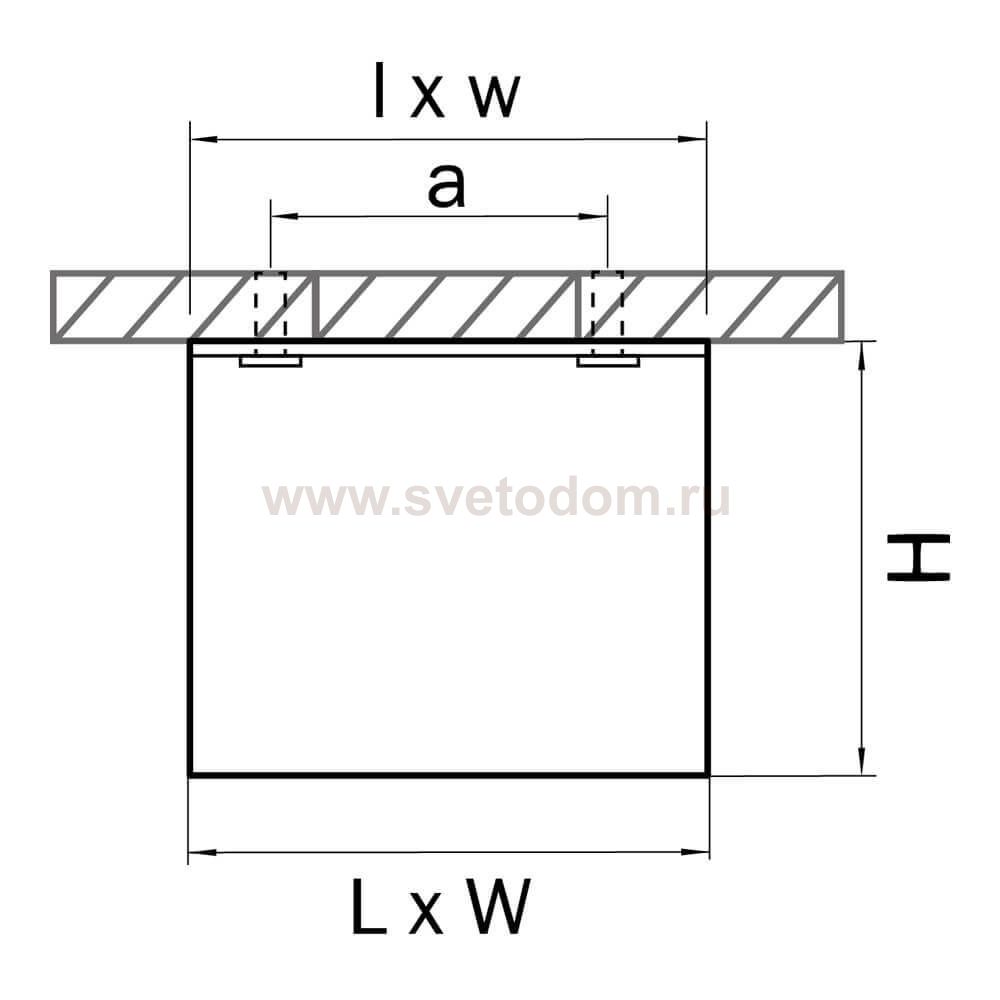 Светильник Lightstar 52116R MONOCCO