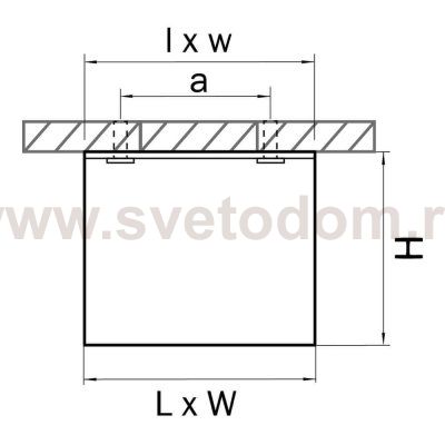 Светильник Lightstar 52116R MONOCCO