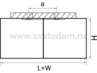 Светильник точечный накладной диодный Lightstar 52327 Monocco