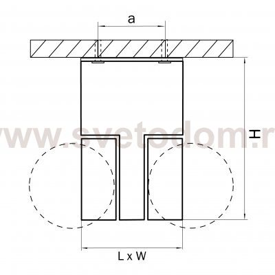 Светильник точечный накладной диодный Lightstar 55373 Snodo