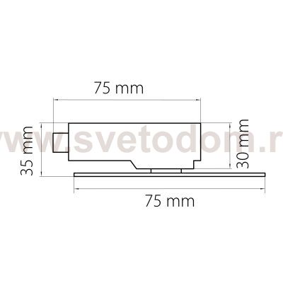 Трековое крепление с 1-фазным адаптером к 21381х/21481х Asta Lightstar 592060