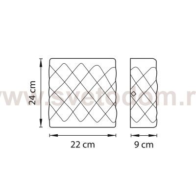Светильник бра Lightstar 602623 Murano