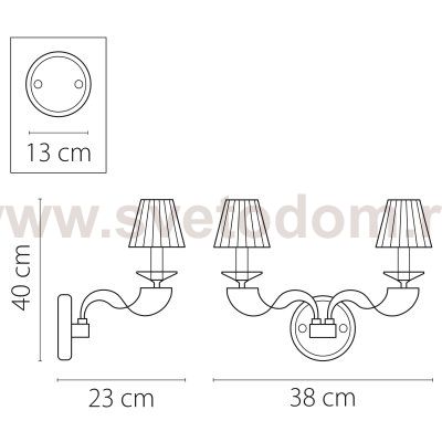 Светильник бра Lightstar 702622 Alveare
