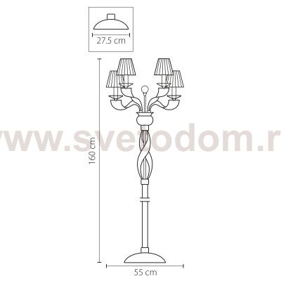 Торшер Lightstar 702764 Alveare