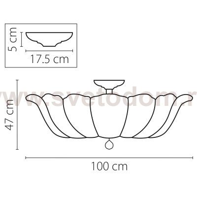 Люстра потолочная Lightstar 705184 Riccio