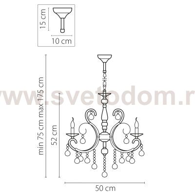 Люстра подвесная Lightstar 708054 Elegante