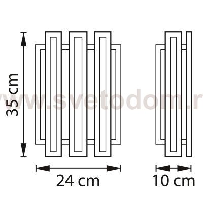 Бра Agave Lightstar 712622