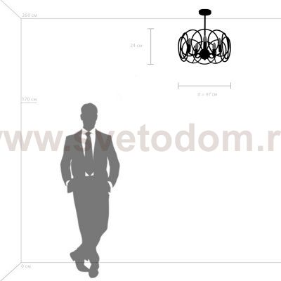 Люстра потолочная Regolo Lightstar Premium 713053