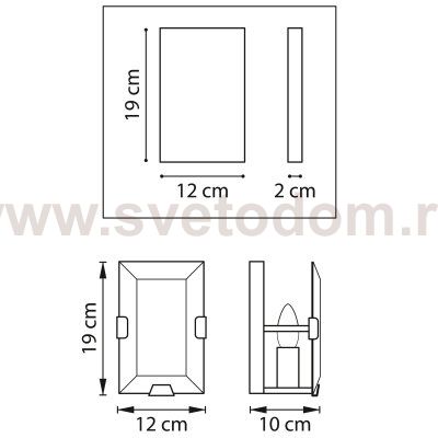 Бра Novara Lightstar 713617