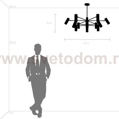 Люстра потолочная Roma Lightstar 718323