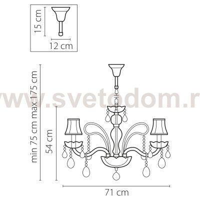 Люстра подвесная Lightstar 721083 Acesso