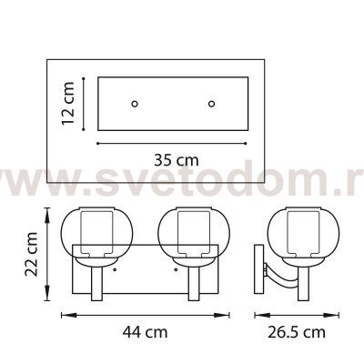 Светильник бра Lightstar 730623 Fiamma
