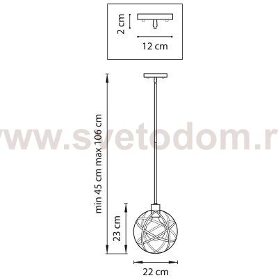 Люстра потолочная Gabbia Lightstar 732417